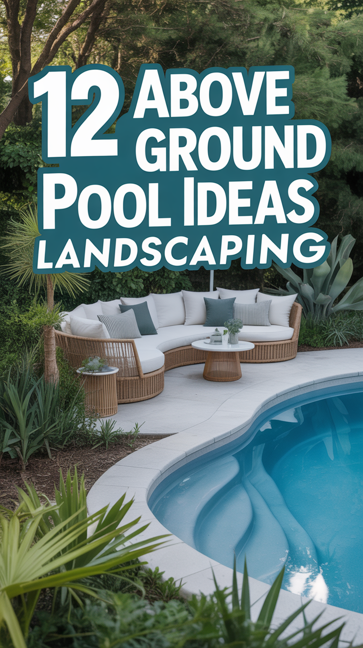 🏊 12 Above Ground Pool Ideas Landscaping