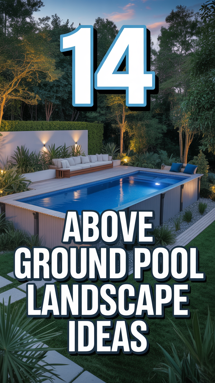 🌊 14 Above Ground Pool Landscape Ideas