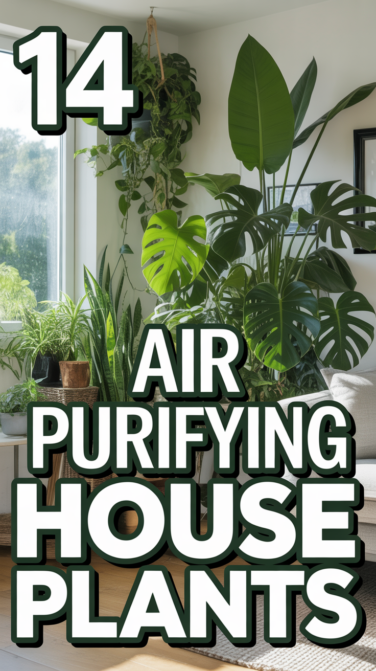 🌿 14 Air Purifying House Plants