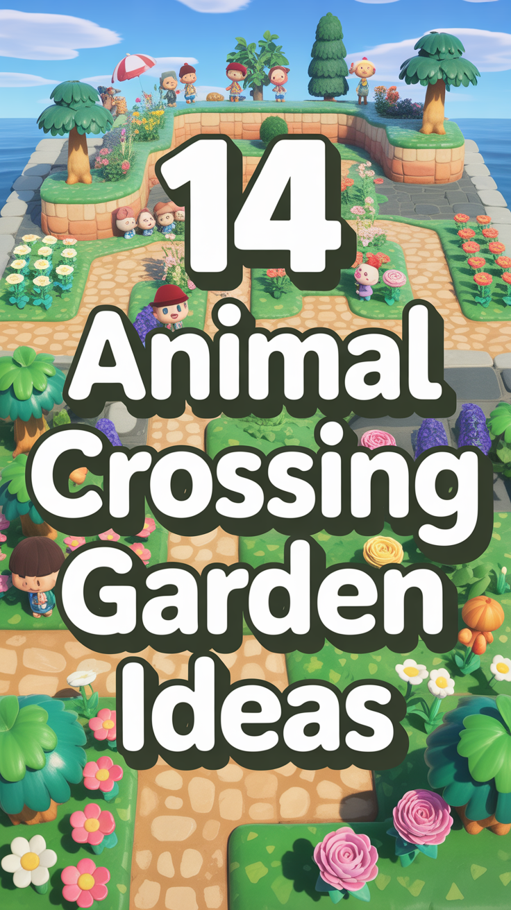 🌱 14 Animal Crossing Garden Ideas