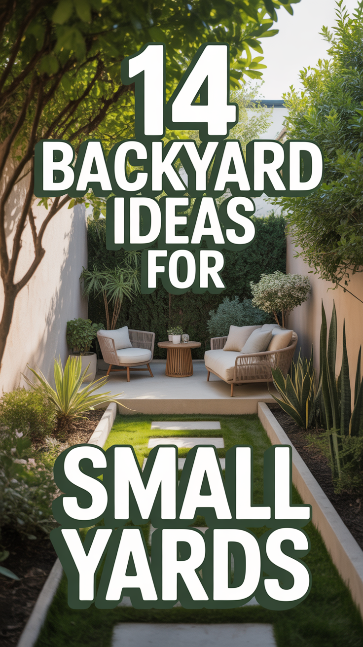🌱 14 Backyard Ideas For Small Yards