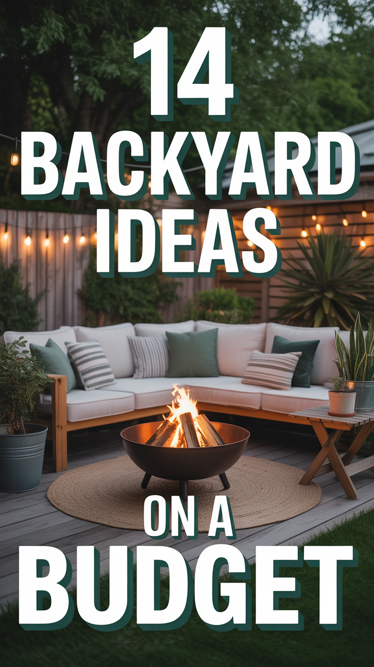 🌱 14 Backyard Ideas On A Budget