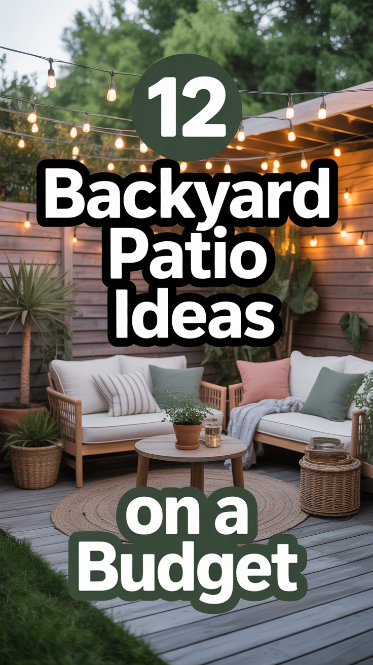 🌳 12 Backyard Patio Ideas On A Budget