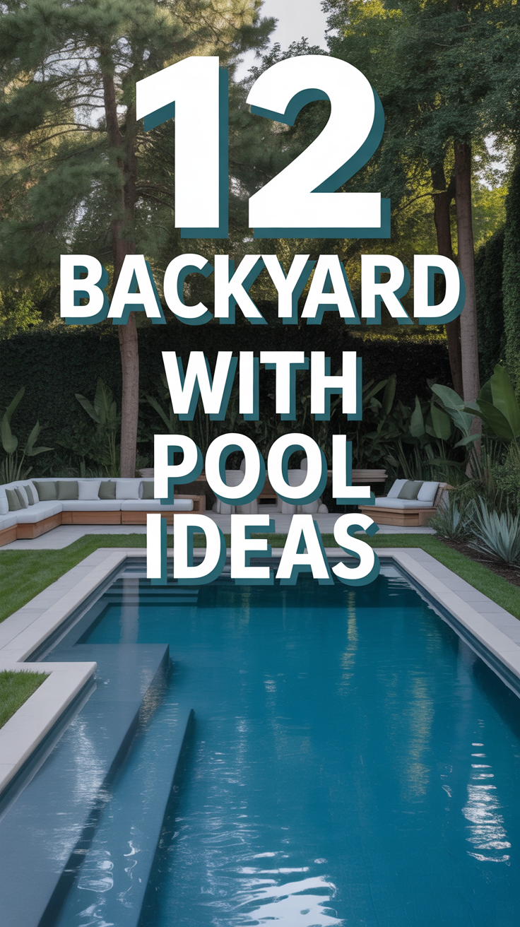 🏊 12 Backyard With Pool Ideas