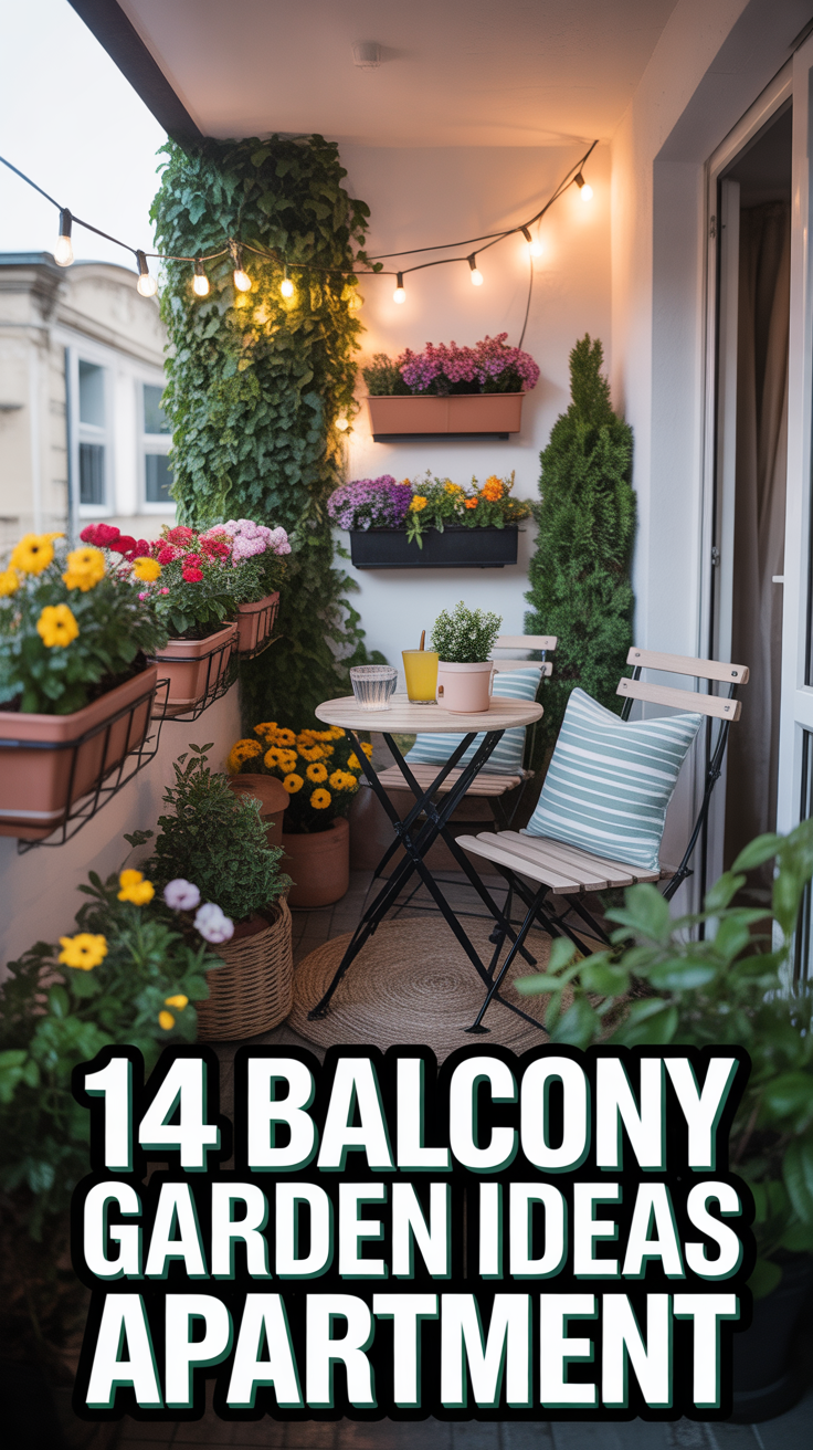 🌱 14 Balcony Garden Ideas Apartment