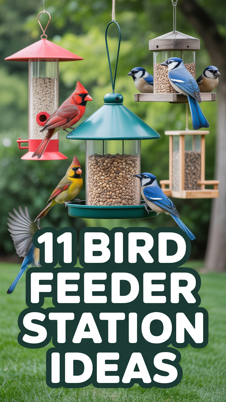 🐦 11 Bird Feeder Station Ideas