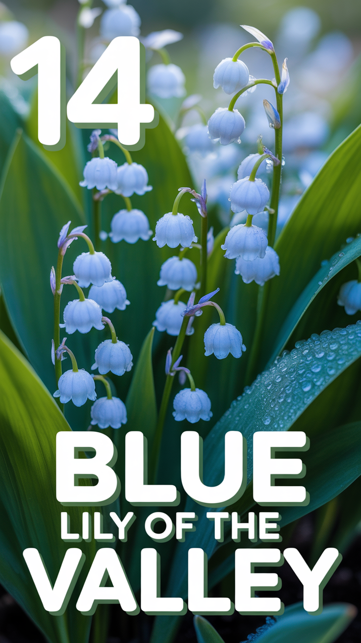 🌸 14 Blue Lily Of The Valley