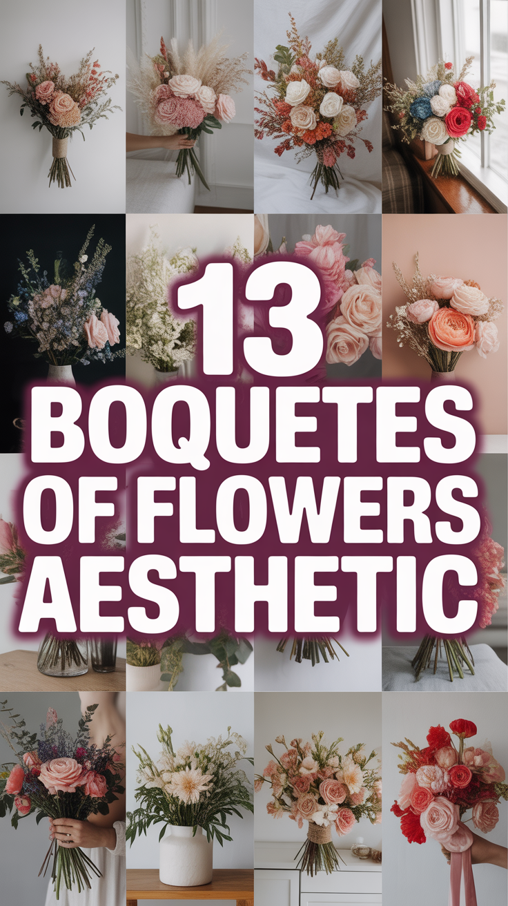 💐 13 Boquetes Of Flowers Aesthetic