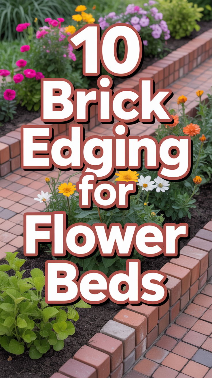🧱 10 Brick Edging For Flower Beds