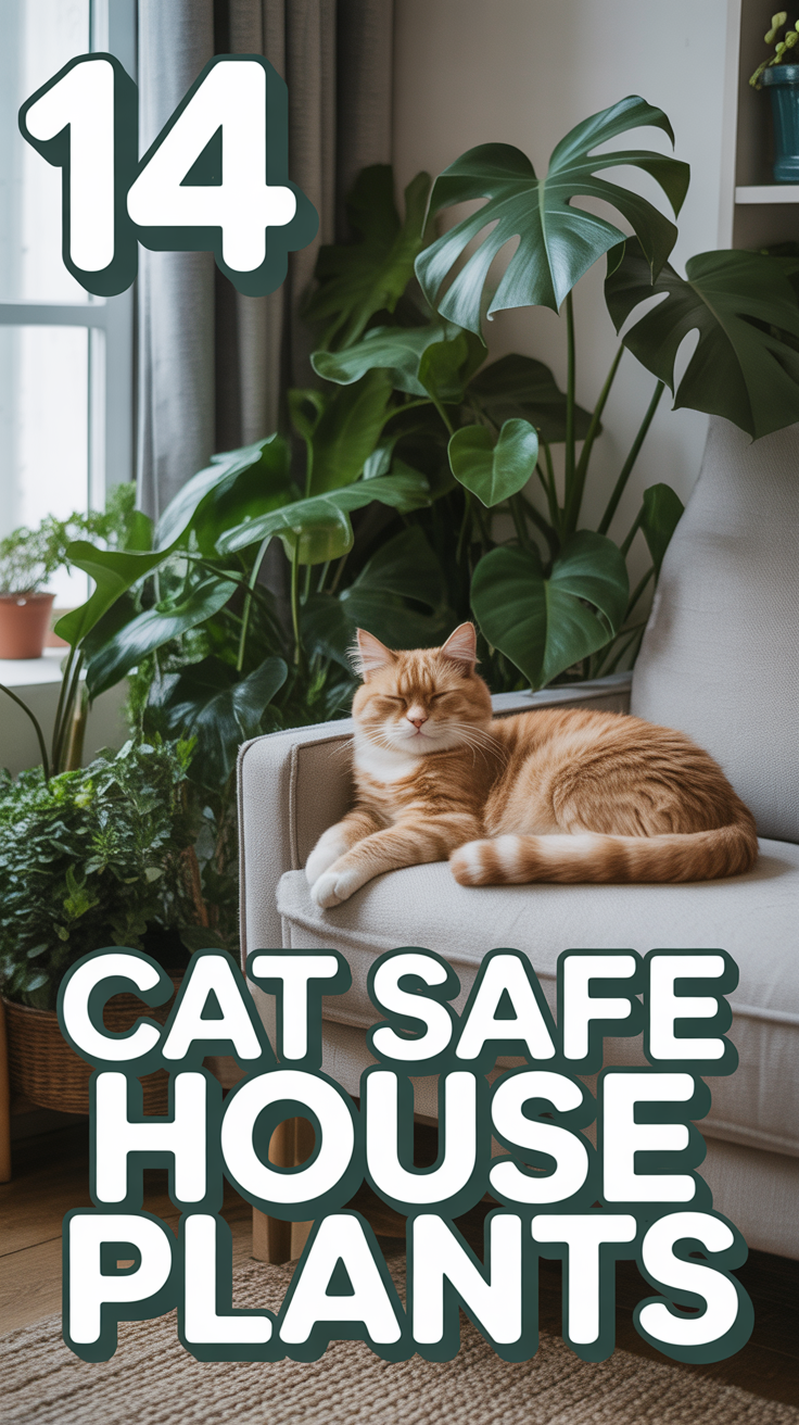 🌱 14 Cat Safe House Plants