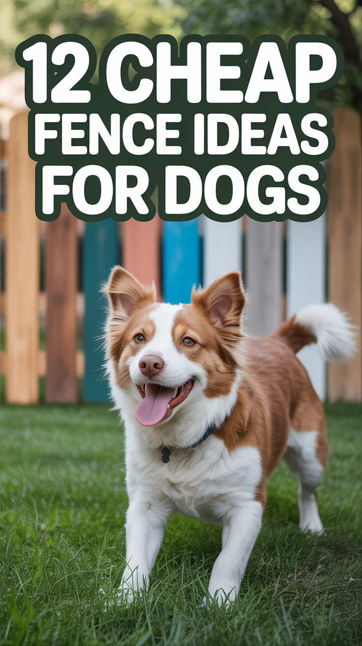 🐾 12 Cheap Fence Ideas For Dogs