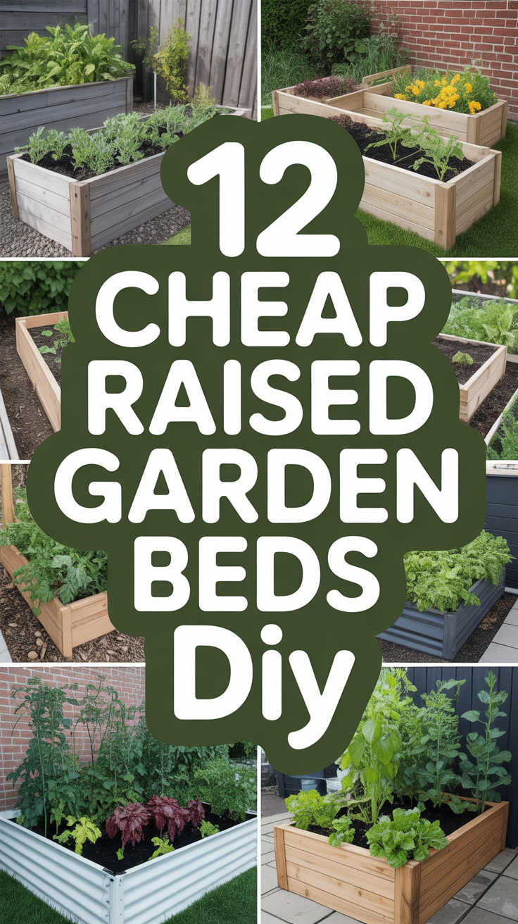 🌱 12 Cheap Raised Garden Beds DIY