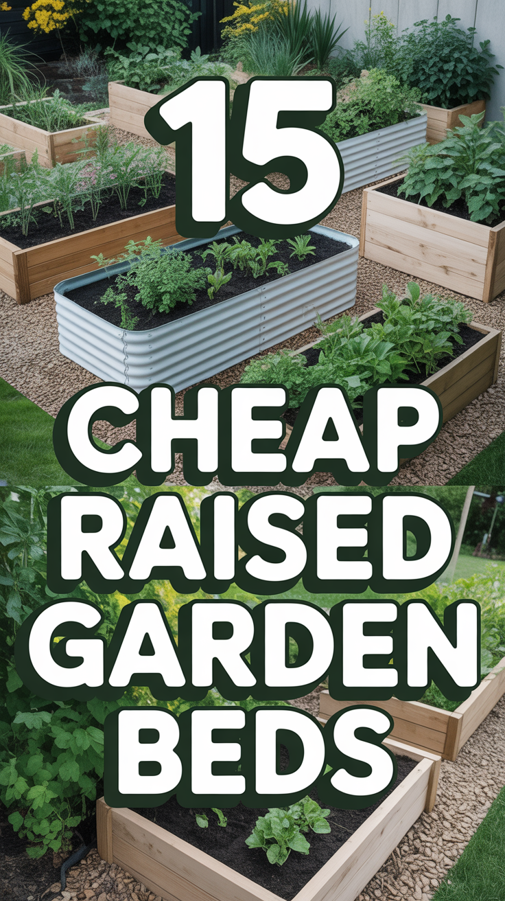 🌱 15 Cheap Raised Garden Beds
