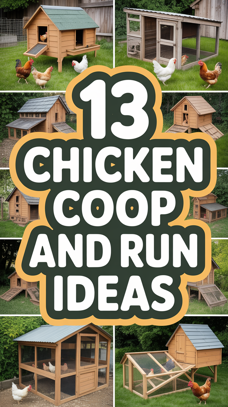 🐔 13 Chicken Coop And Run Ideas