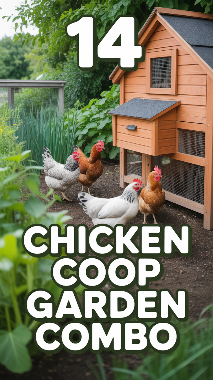 🐔 14 Chicken Coop Garden Combo