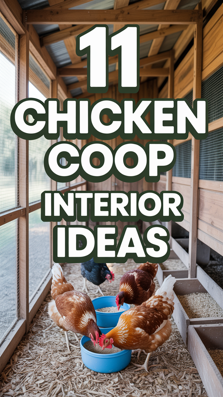 🐔 11 Chicken Coop Interior Ideas
