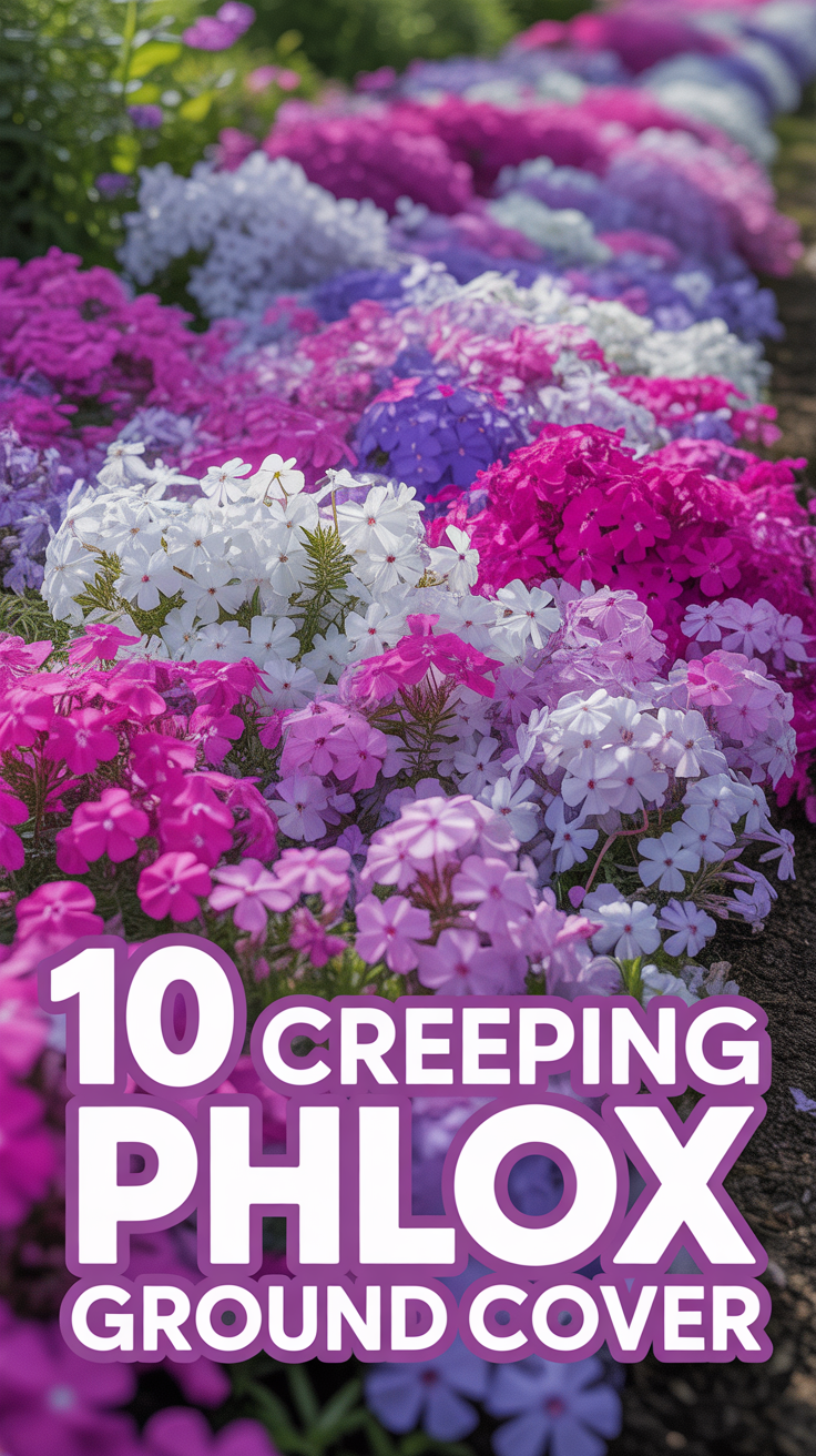 🌱 10 Creeping Phlox Ground Cover