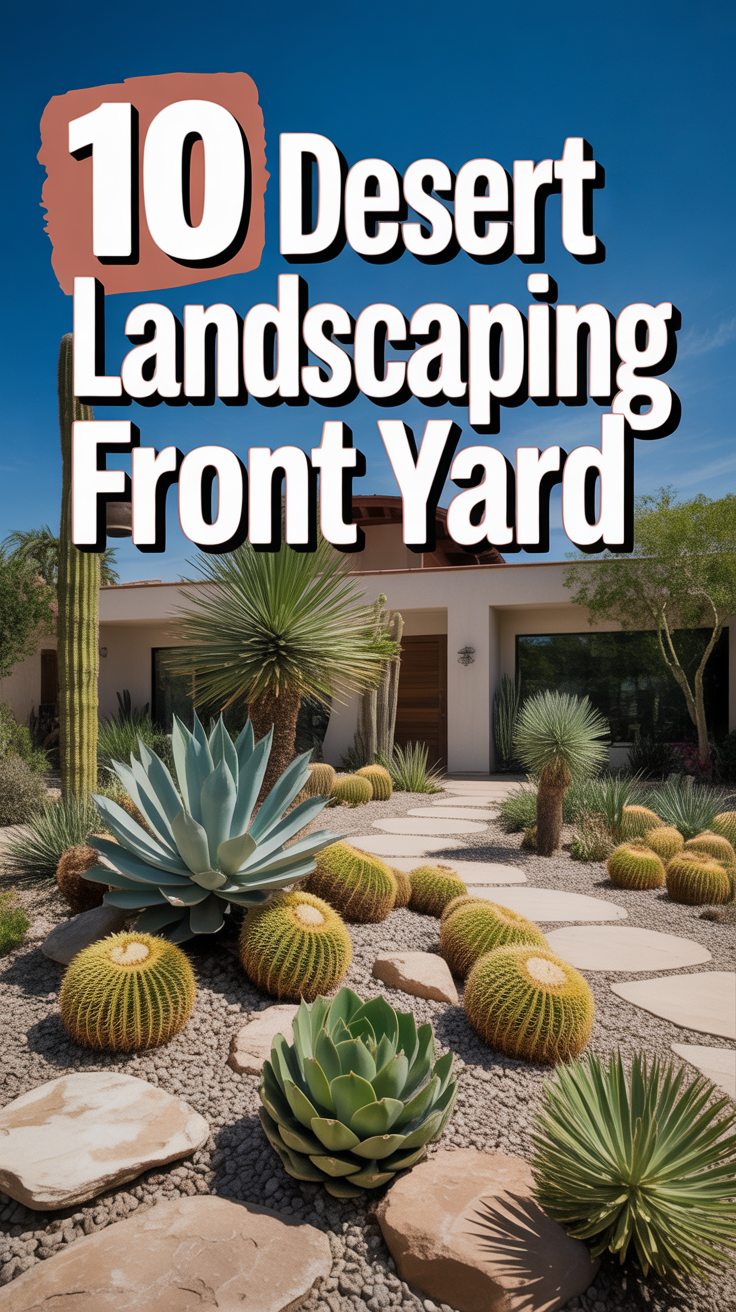 🌵 10 Desert Landscaping Front Yard