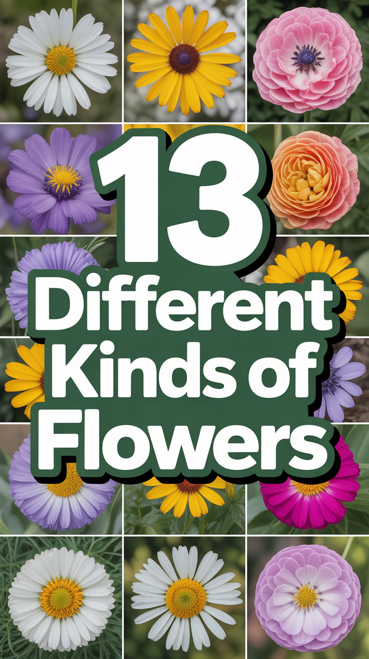 🌸 13 Different Kinds Of Flowers