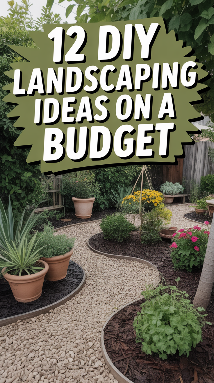 🌱 12 DIY Landscaping Ideas On A Budget