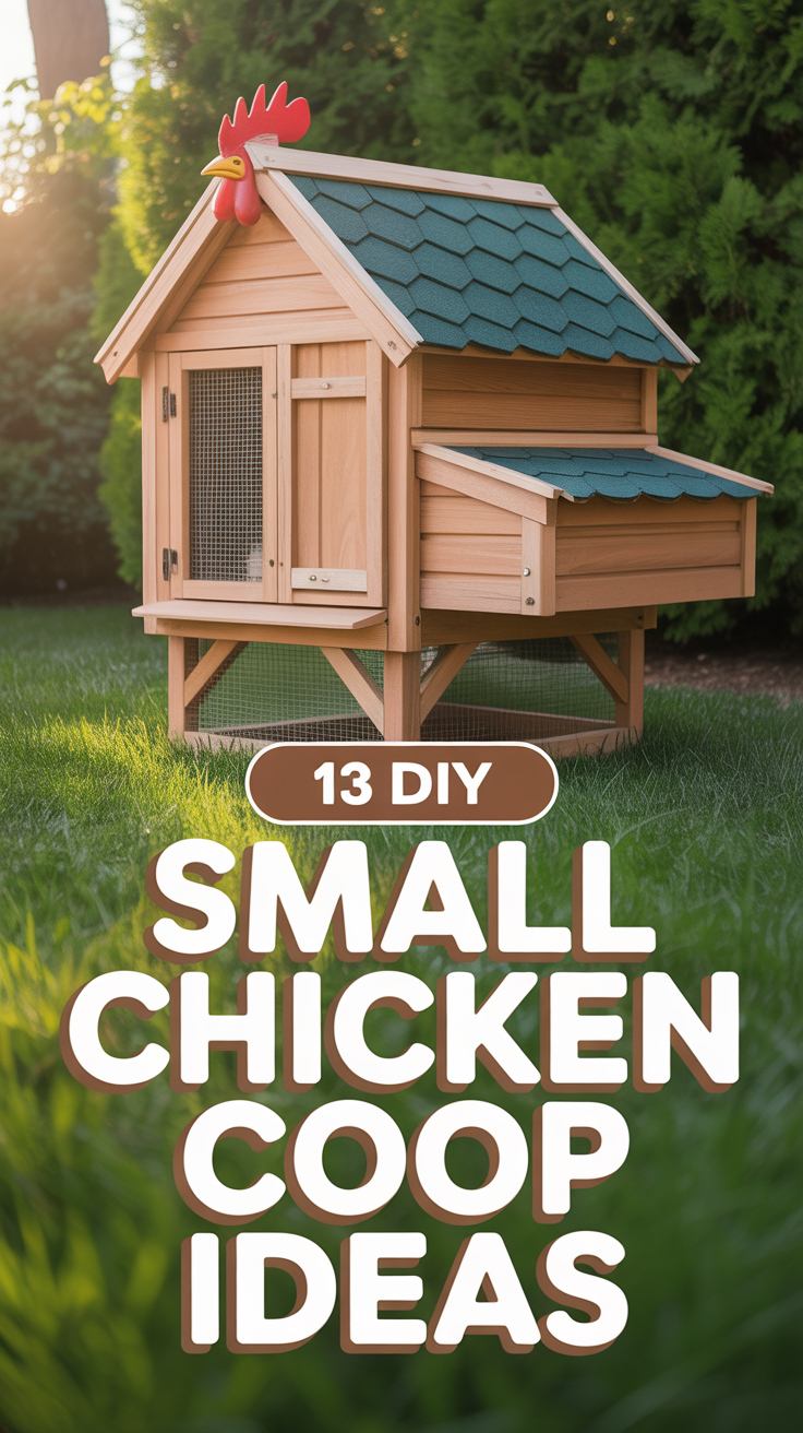🐔 13 DIY Small Chicken Coop Ideas