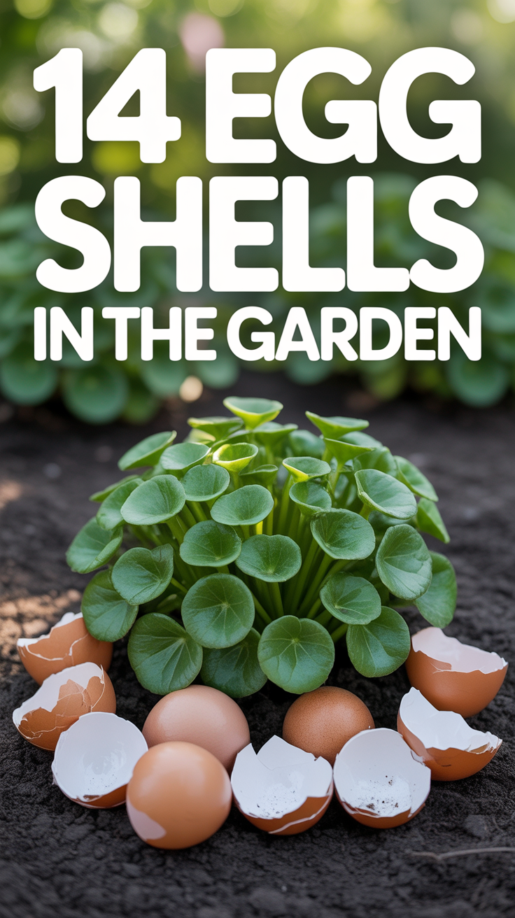 🌱 14 Egg Shells In The Garden