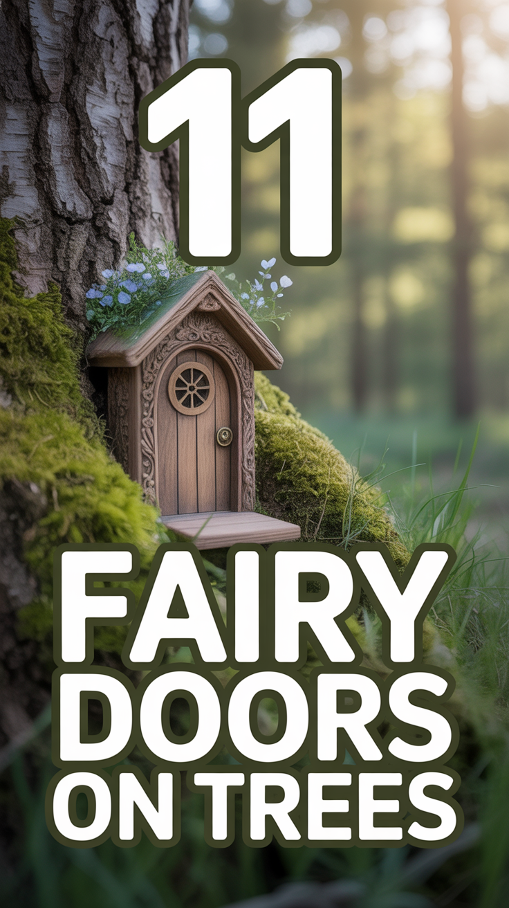 ✨ 11 Fairy Doors On Trees