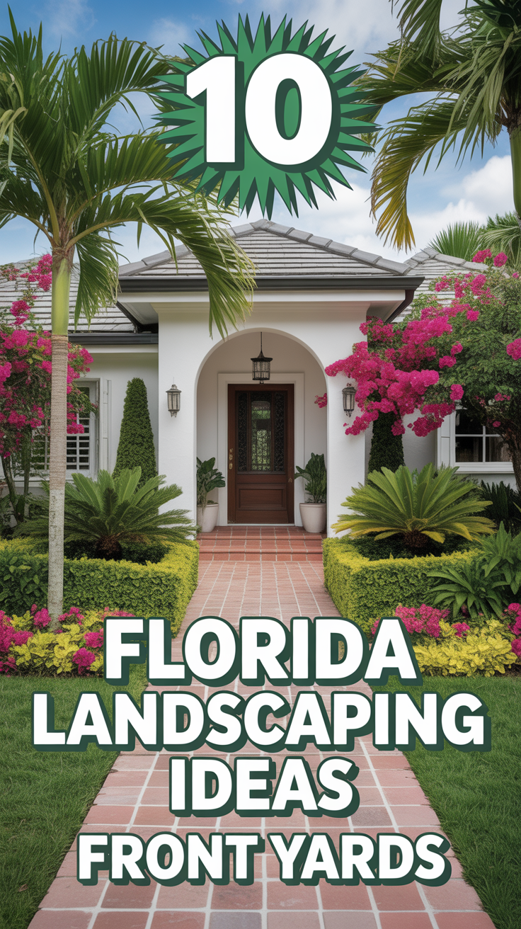 🌴 10 Florida Landscaping Ideas Front Yards