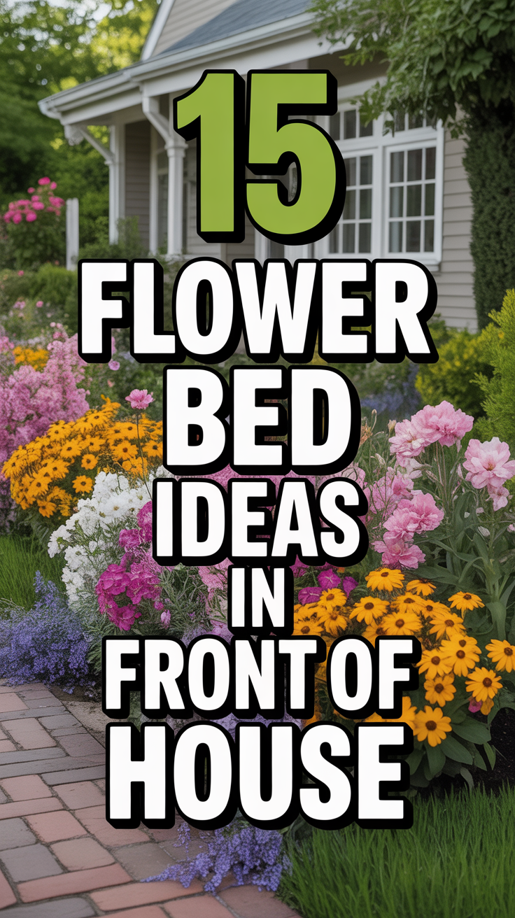 🌸 15 Flower Bed Ideas In Front Of House