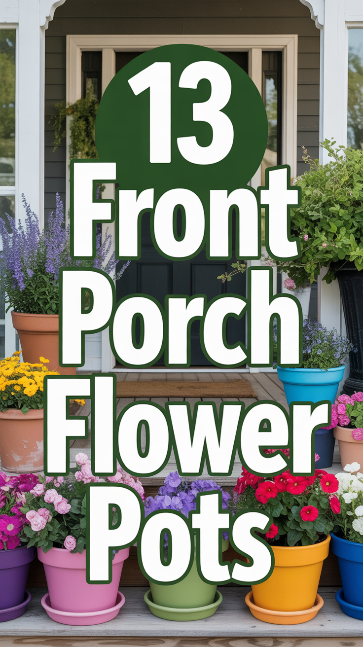 🪴 13 Front Porch Flower Pots