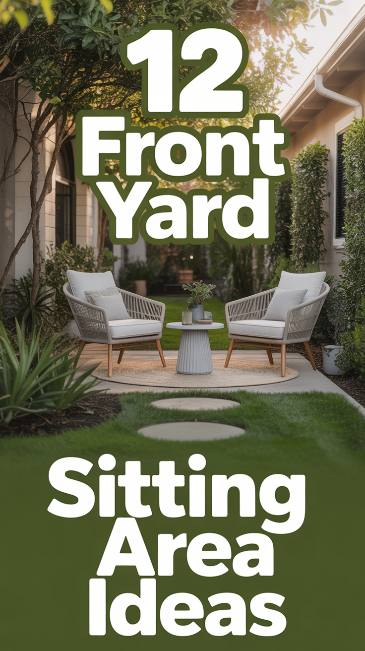🌳 12 Front Yard Sitting Area Ideas