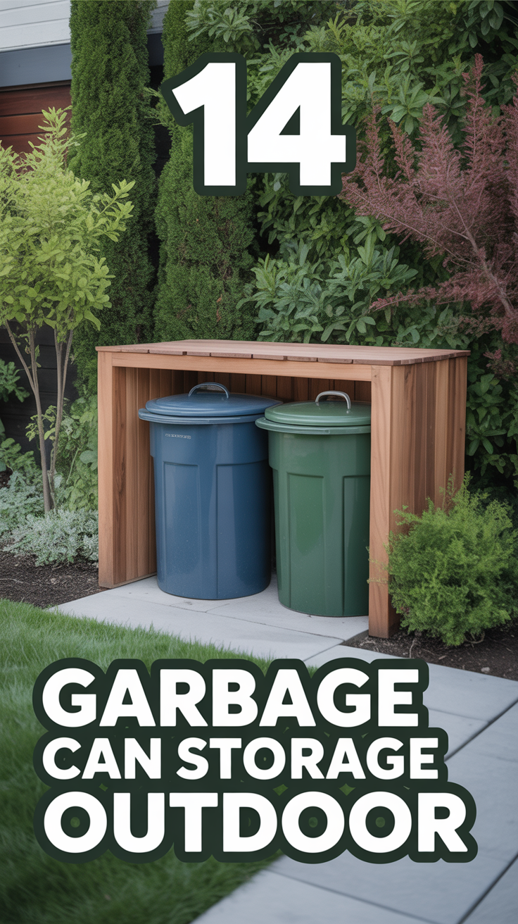 🗑️ 14 Garbage Can Storage Outdoor