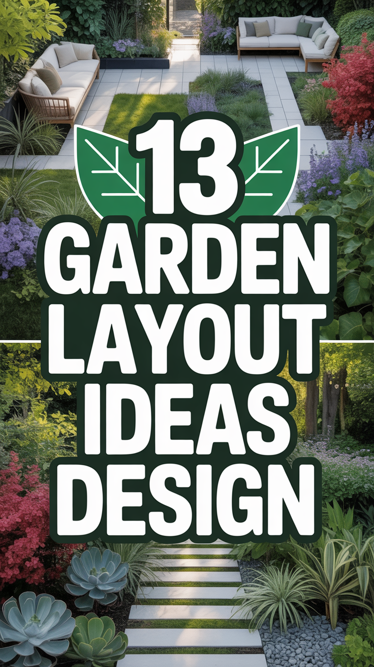 🌱 13 Garden Layout Ideas Design