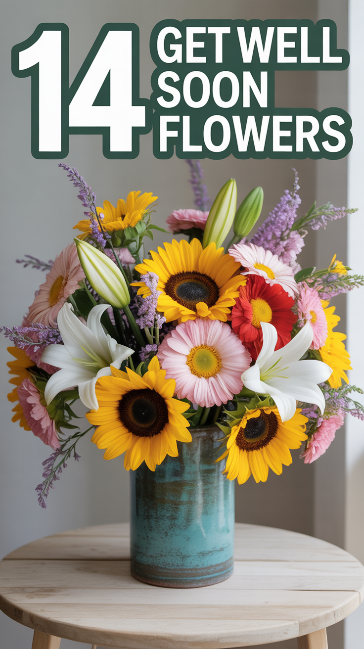 💐 14 Get Well Soon Flowers