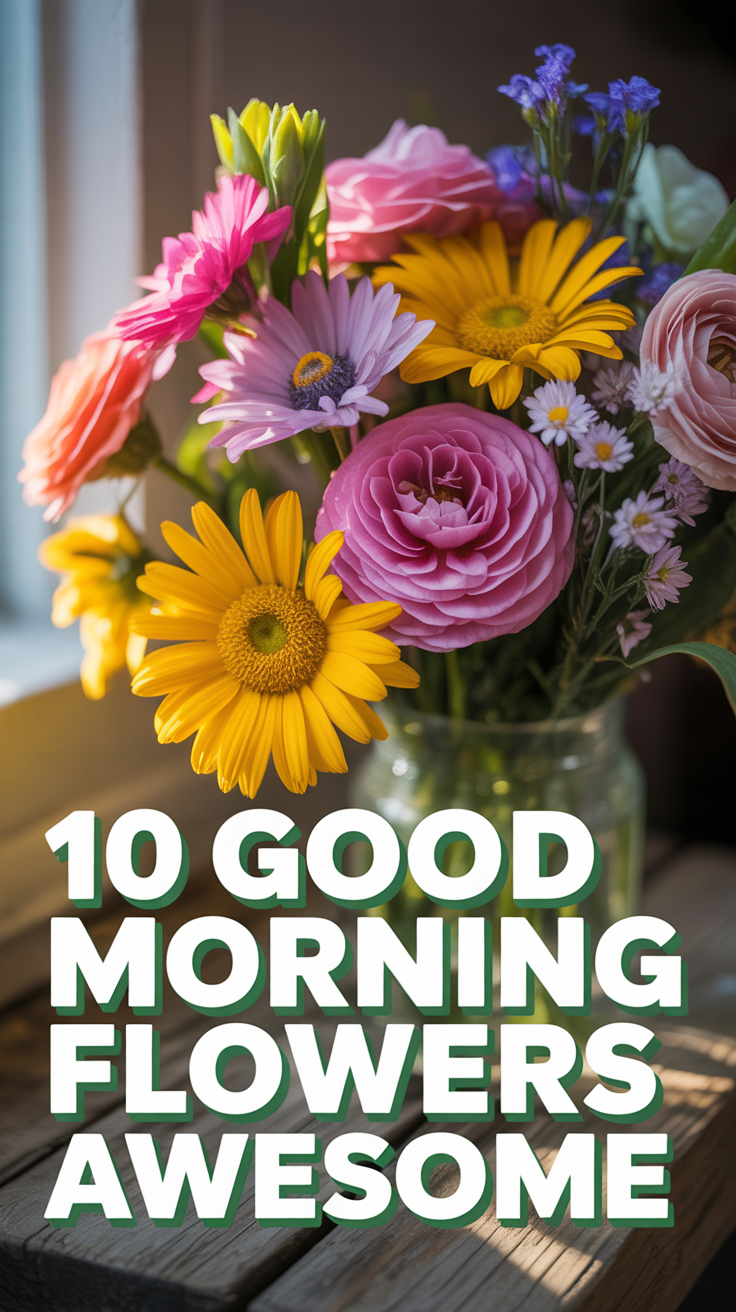 ☀️ 10 Good Morning Flowers Awesome