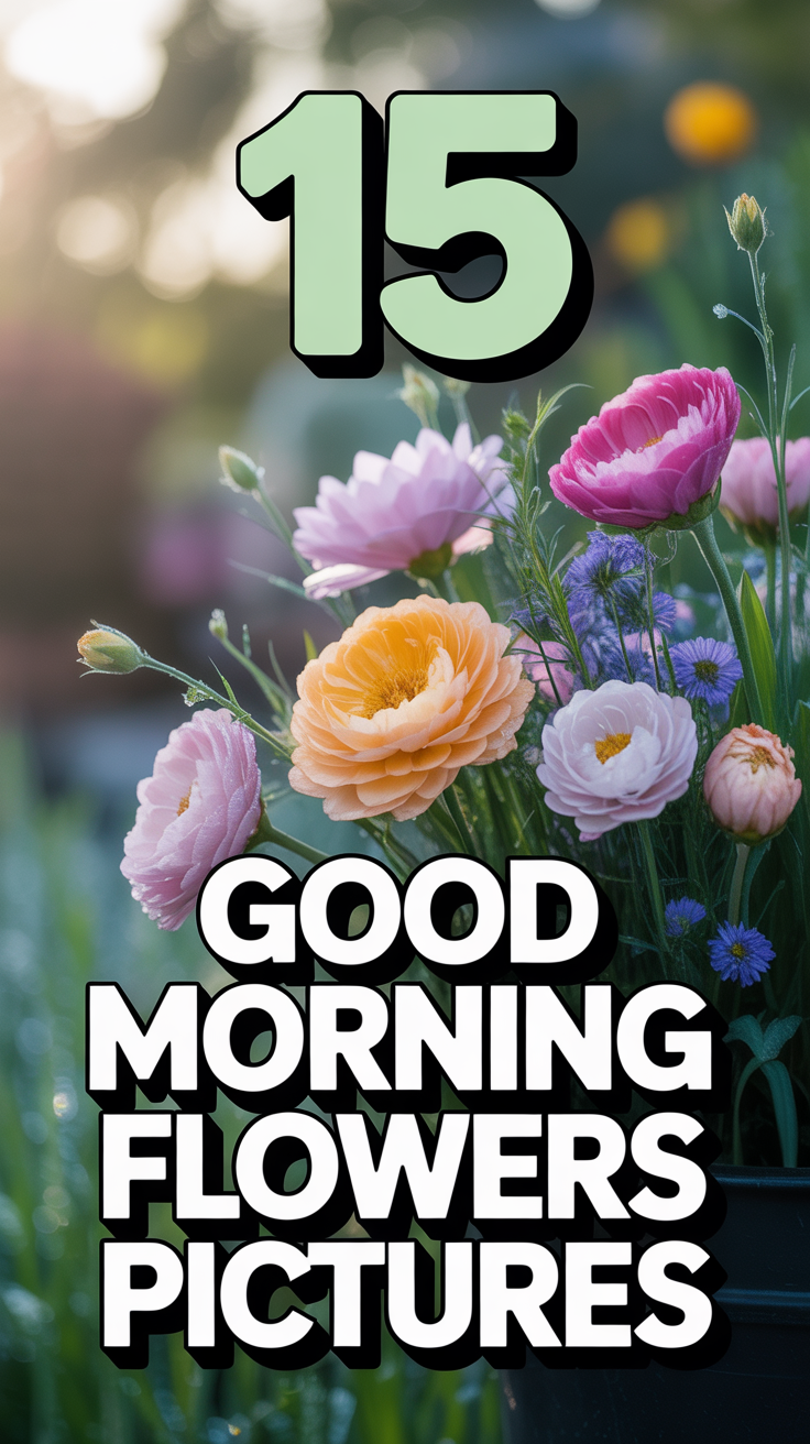 💐 15 Good Morning Flowers Pictures