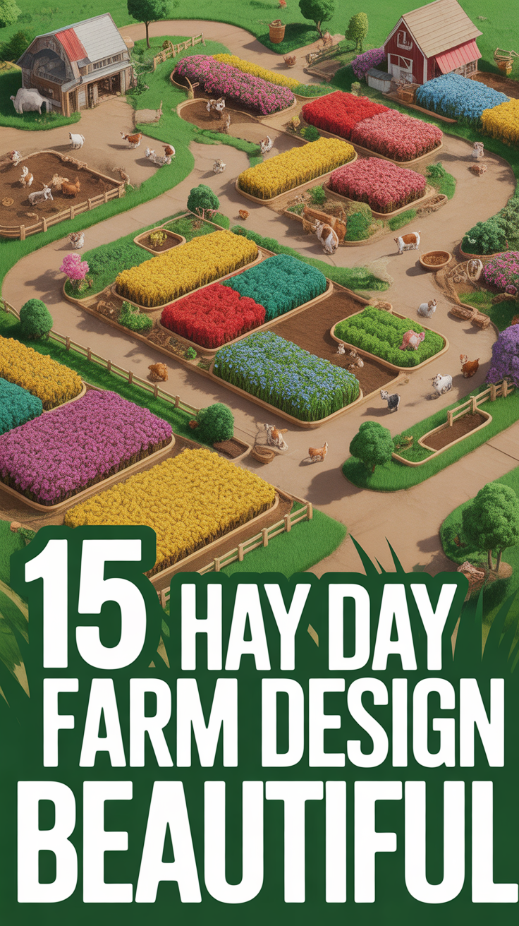 🚜 15 Hay Day Farm Design Beautiful