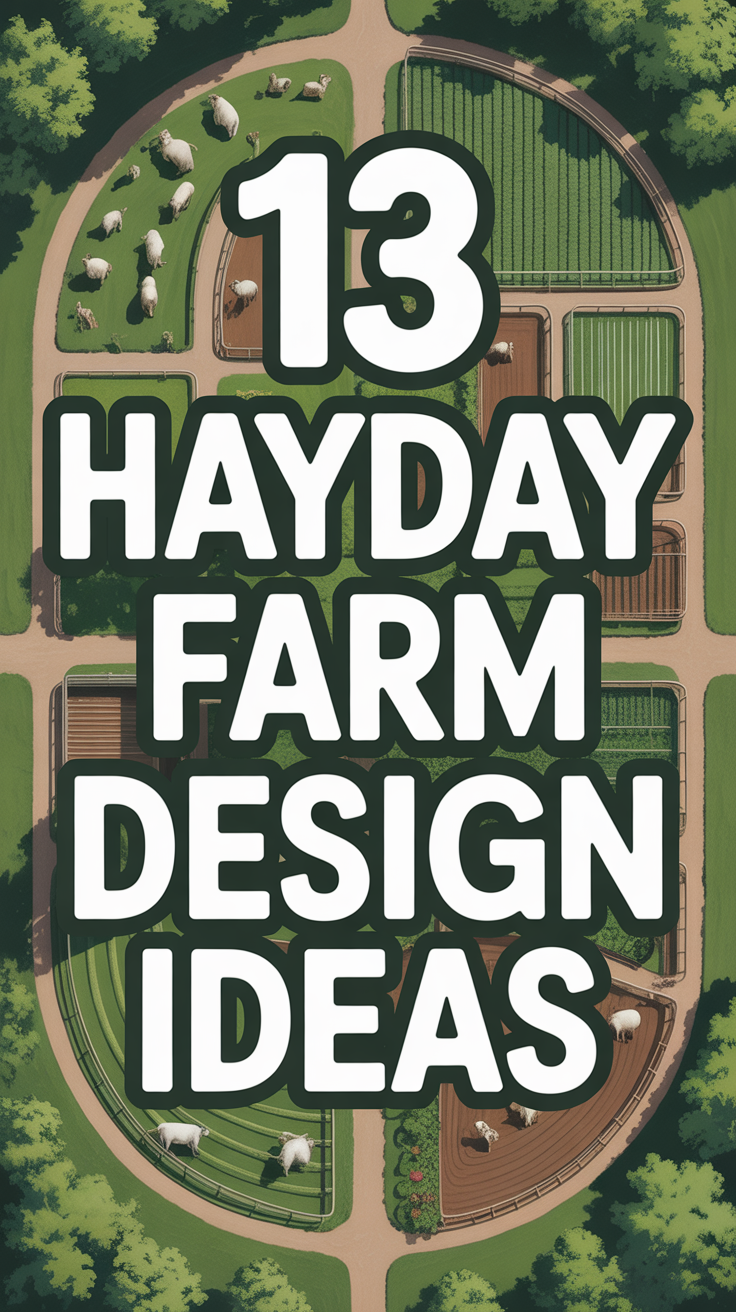 🚜 13 Hayday Farm Design Ideas
