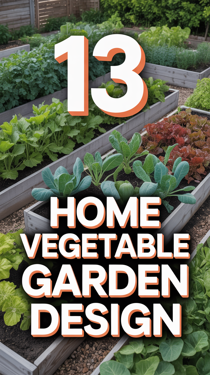 🌱 13 Home Vegetable Garden Design