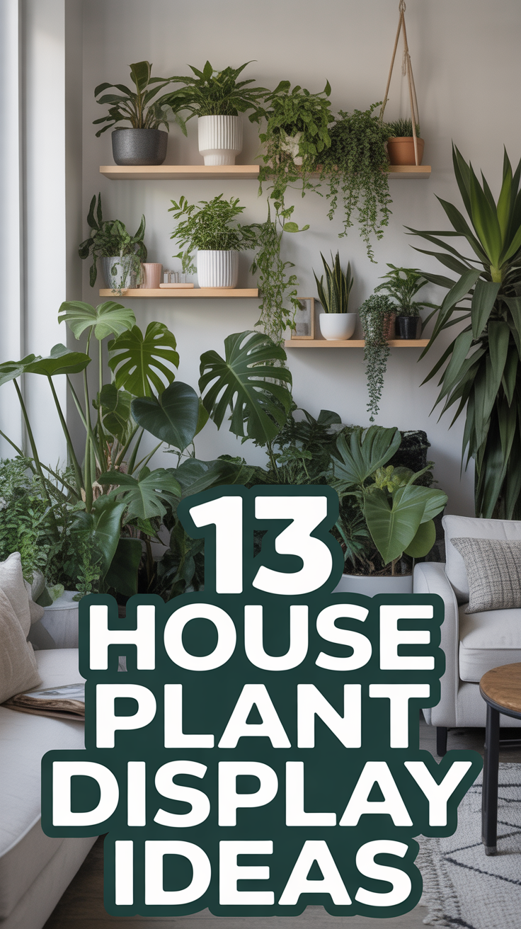 🪴 13 House Plant Display Ideas