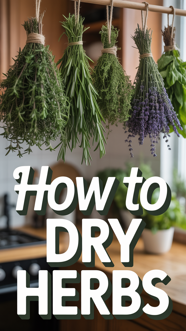 🌿 How To Dry Herbs