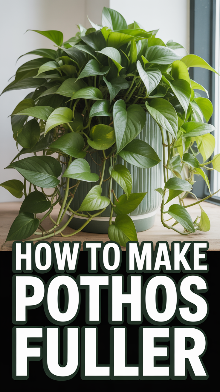 🌿 How To Make Pothos Fuller