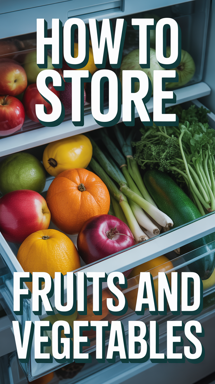 🍎 How To Store Fruits And Vegetables