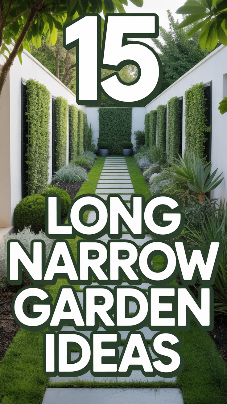 🌿 15 Long Narrow Garden Ideas