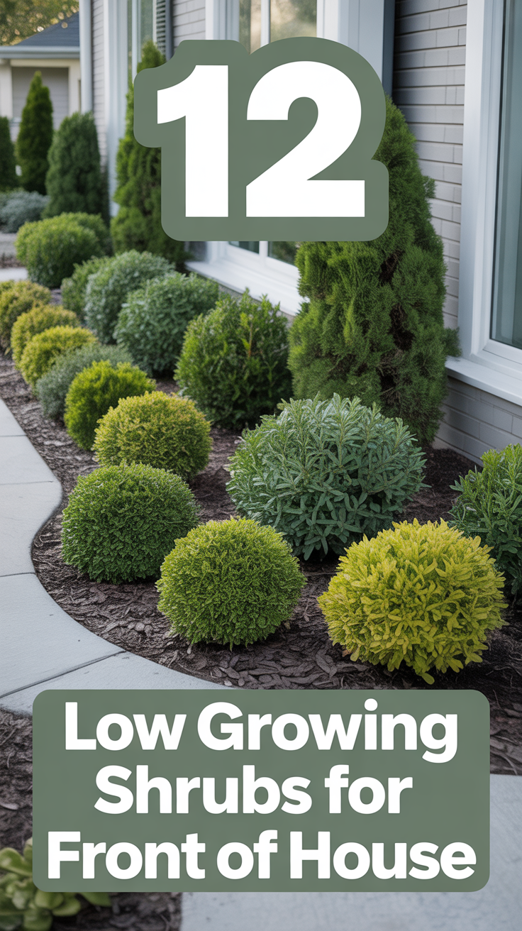 🌱 12 Low Growing Shrubs For Front Of House