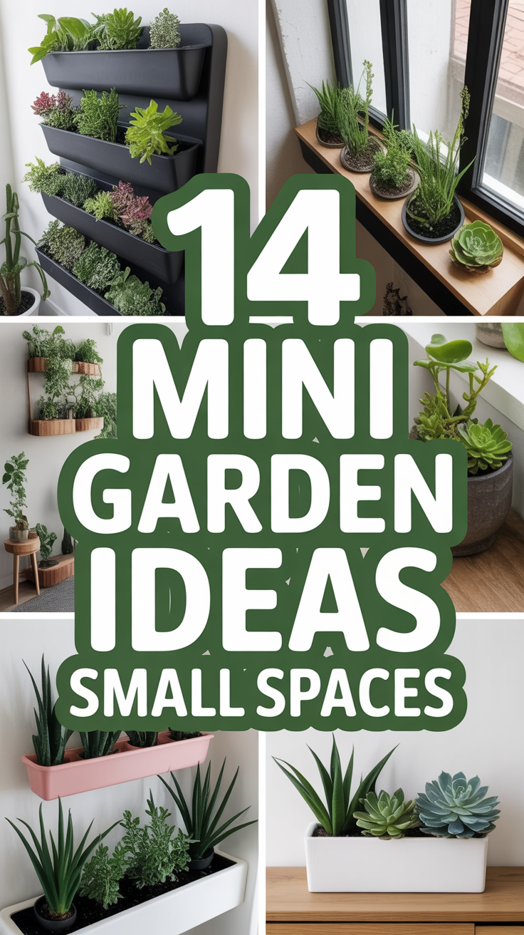 🌱 14 Mini Garden Ideas Small Spaces