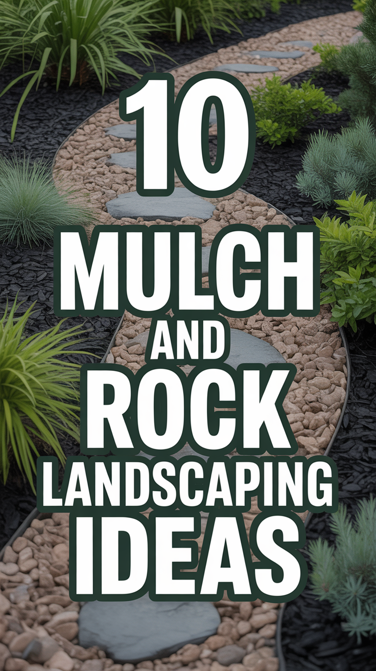 🌱 10 Mulch And Rock Landscaping Ideas