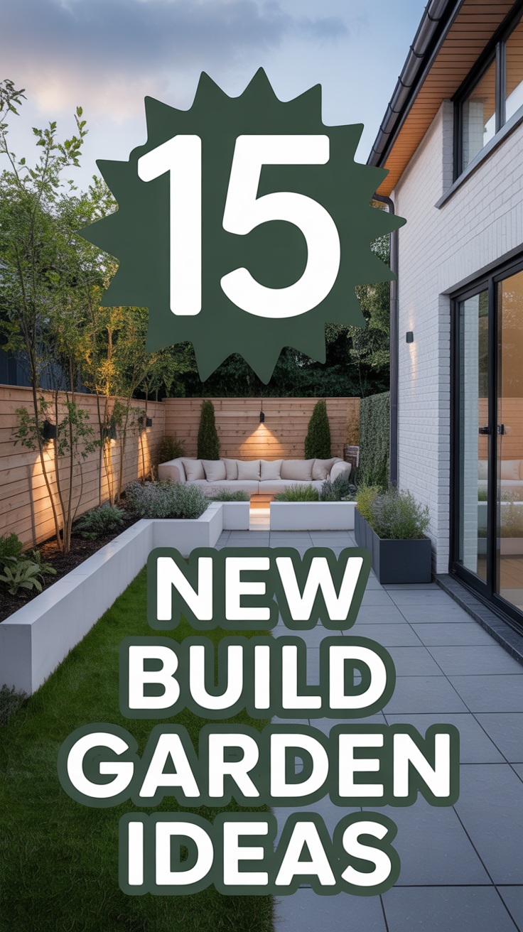 🌱 15 New Build Garden Ideas
