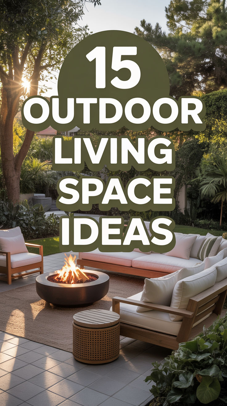 ☀️ 15 Outdoor Living Space Ideas