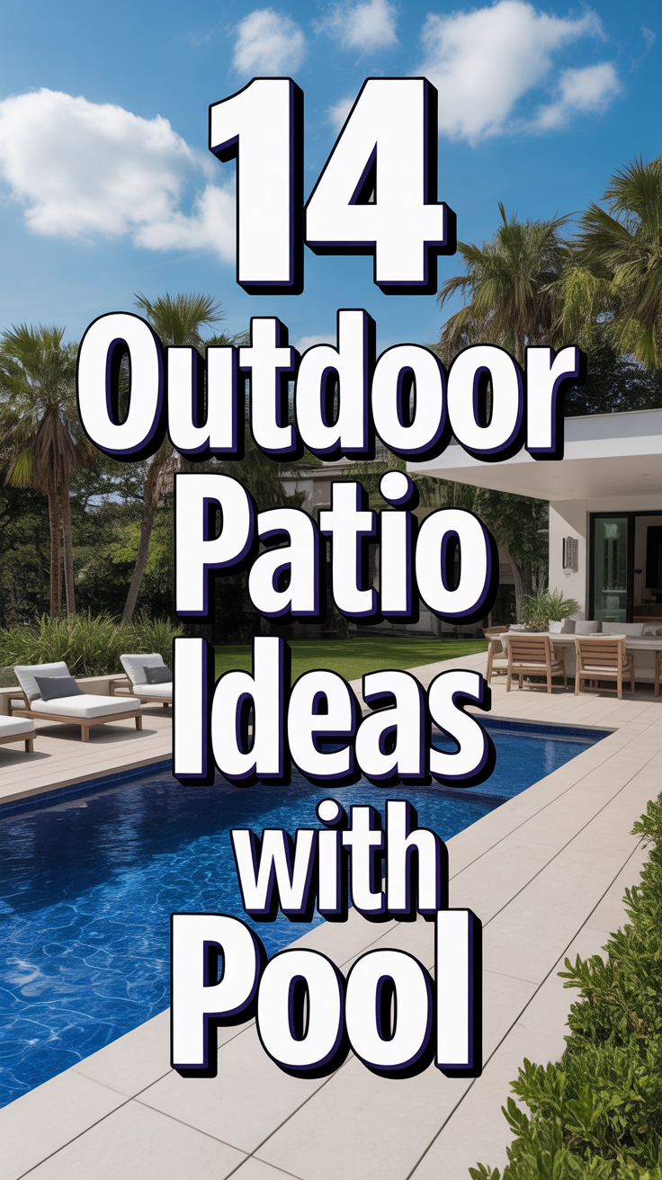 💦 14 Outdoor Patio Ideas With Pool
